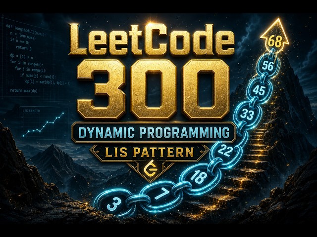 LeetCode 300: Longest Increasing Subsequence in less than 5 minutes | Dynamic Programming
