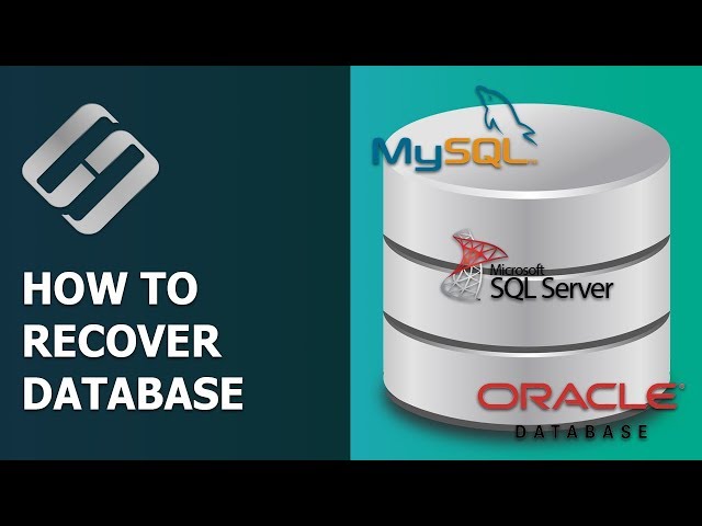 👨‍💻 How to Recover MySQL, MSSql and Oracle Databases in 2021