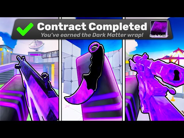 Unlocking EVERY DARK MATTER Wrap in Roblox Rivals!