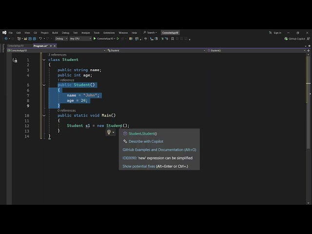 Constructor Concepts in C#