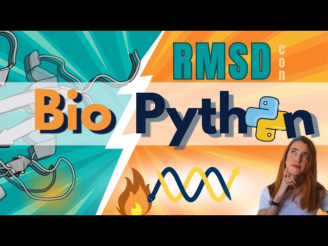Cómo calcular RMSD con BioPython 🐍 Tutorial paso a paso