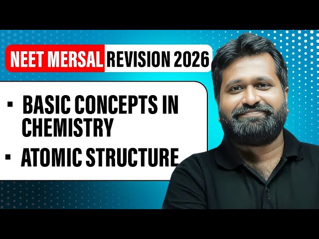 Basic Concepts of Chemistry And Atomic Structure | CHEMISTRY in Tamil | NEET Revision 2026