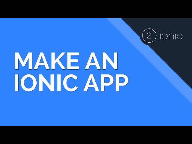 How to Make an Ionic 2 App (WifeAlert, ha!)