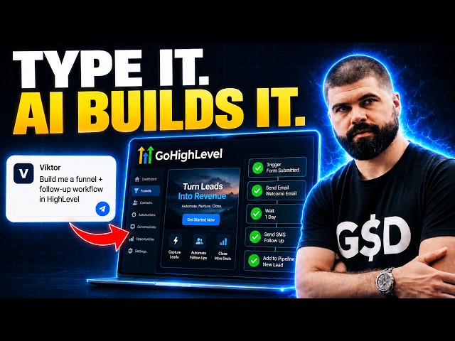 How to Use AI to Build HighLevel Workflows & Funnels (Viktor Tutorial)