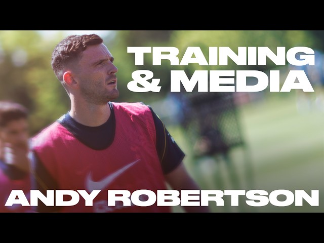 Behind the scenes as Andy Robertson arrives at Spurs!