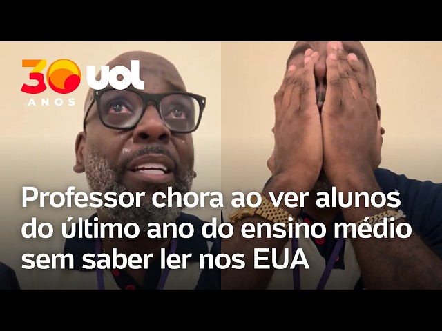 Teacher breaks down and cries after seeing high school seniors who cannot read in the US