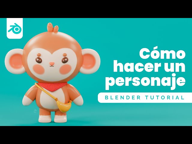 Cómo hacer un personaje 3D | Tutorial Blender para principiantes en Español | Maritdoodles