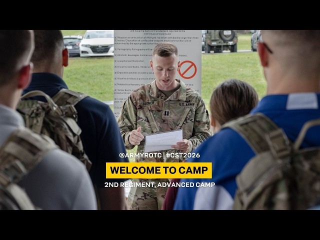 Arrival, 2nd Regiment, Advanced Camp | CST 2026