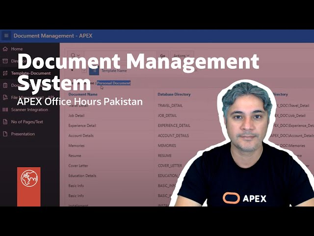 Document Management System Using Oracle APEX