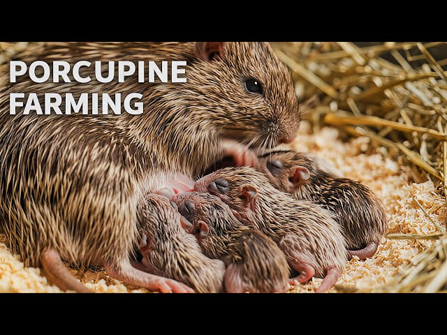 Inside The Modern Porcupine Farming / From Start to End