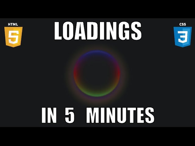 💻 Create a Stunning CSS Loader | HTML & CSS Animation Tutorial