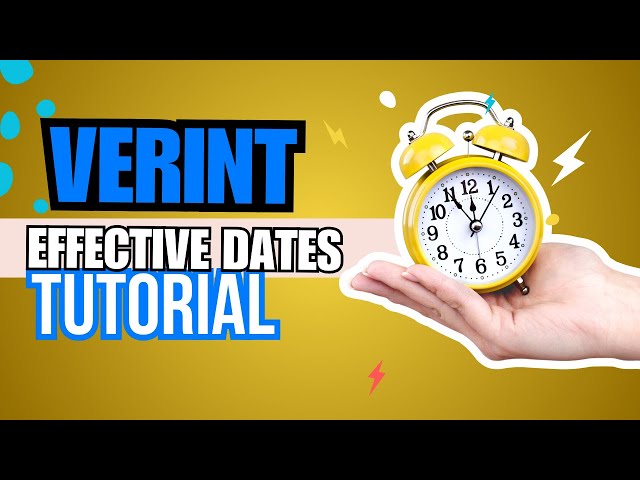 How To Use Effective Dates In Verint | How To Update Employee Profiles | Workforce Management Tool