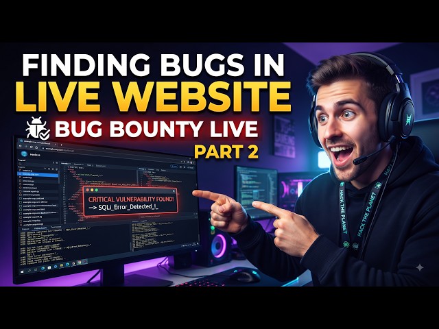 Finding Bugs in live website || Bug Bounty Live