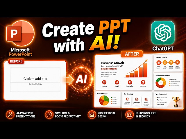 How to Create PowerPoint Presentation with ChatGPT | AI PPT Tutorial