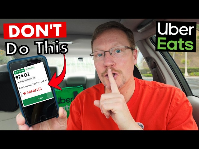 The secret to earning more money as an UberEats food delivery driver