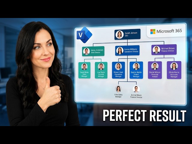 How Do You Create a Professional Organisation Chart in Microsoft Visio for Microsoft 365?