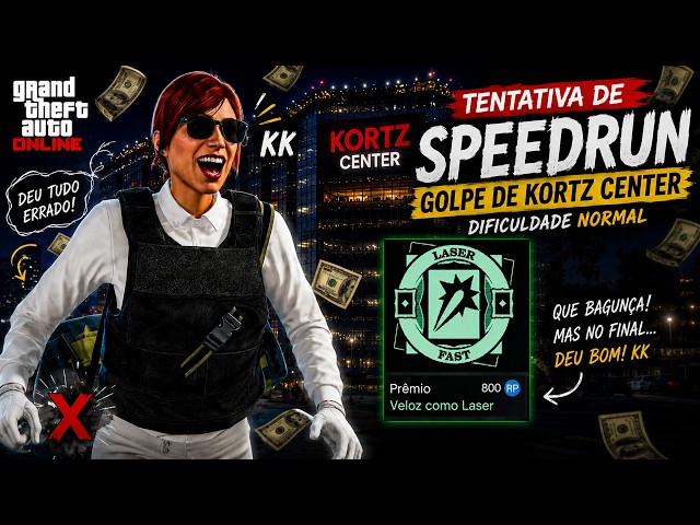 It Was Supposed to Be a Speedrun... Ended Up Getting the "Quick as a Laser" Trophy lol | GTA Online