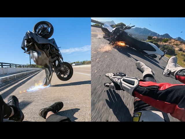 10 Minutes of Expensive Motorcycle Crashes (Instant Regret)