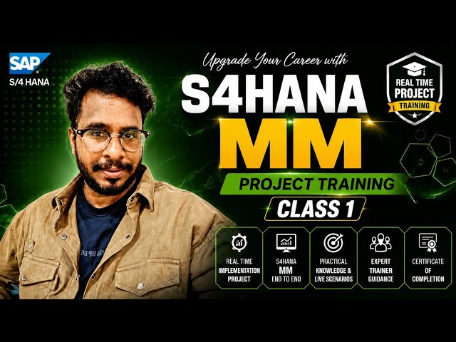 SAP MM Project Class 1-SAP Project Class Video -SAP Project Class Telugu-SAP Project Training #Chanu
