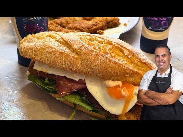 Bocadillo de pollo crujiente