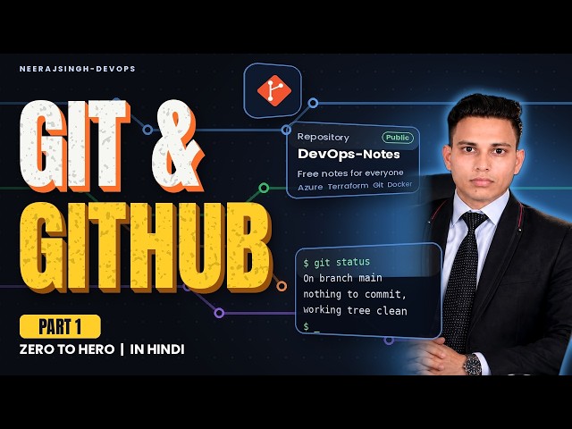 Git Kya Hai? Git & GitHub Complete Guide in Hindi | Part 1 | Beginners to DevOps