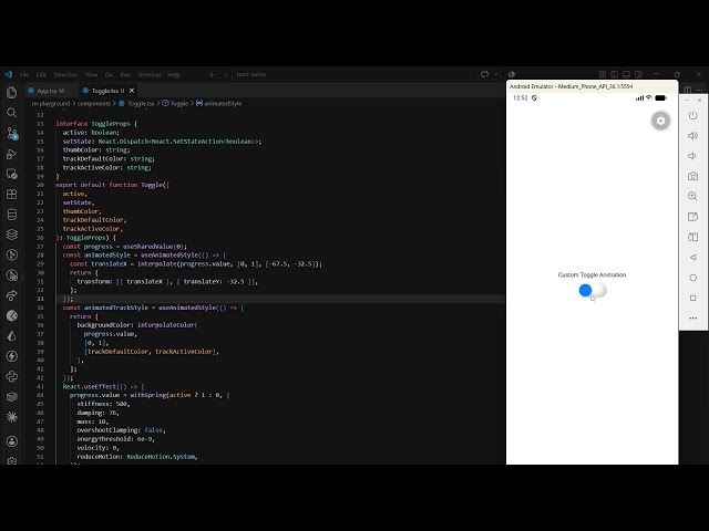 Animated Toggle React Native