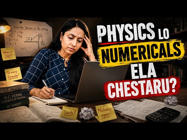 How To Solve Physics Numericals | Physics Numericals Easy Ga Solve Cheyadam