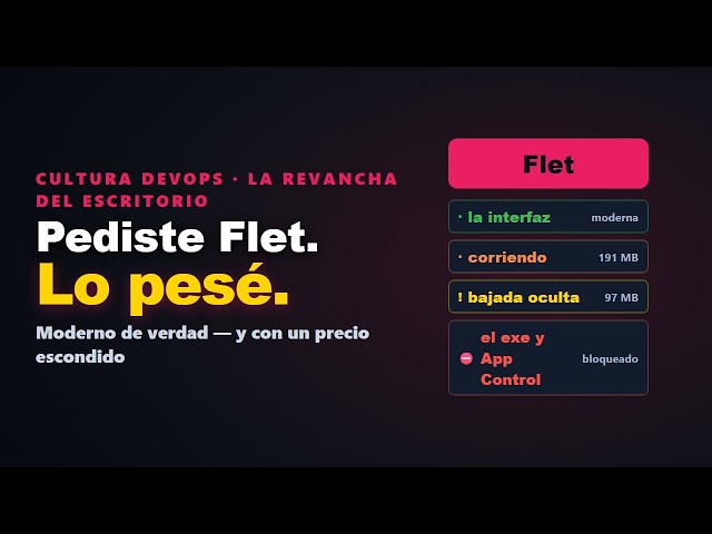 Is Flet the modern Python desktop? I measured it against tkinter and Electron