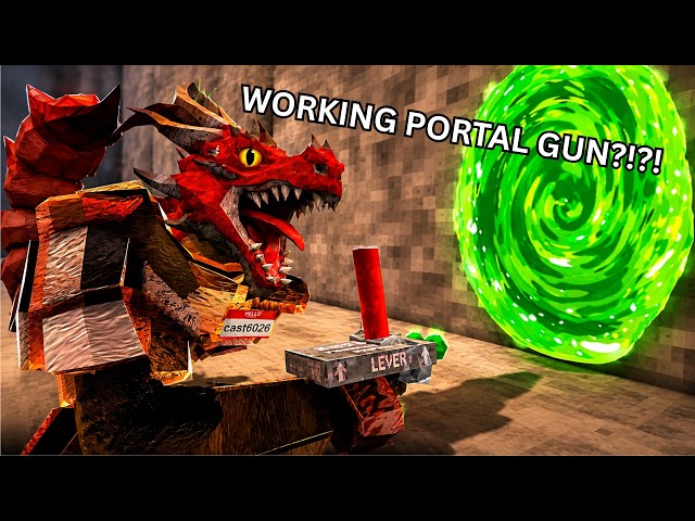 HOW TO MAKE A WORKING RICK AND MORTY PORTAL GUN IN ANIMAL COMPANY!?!?!