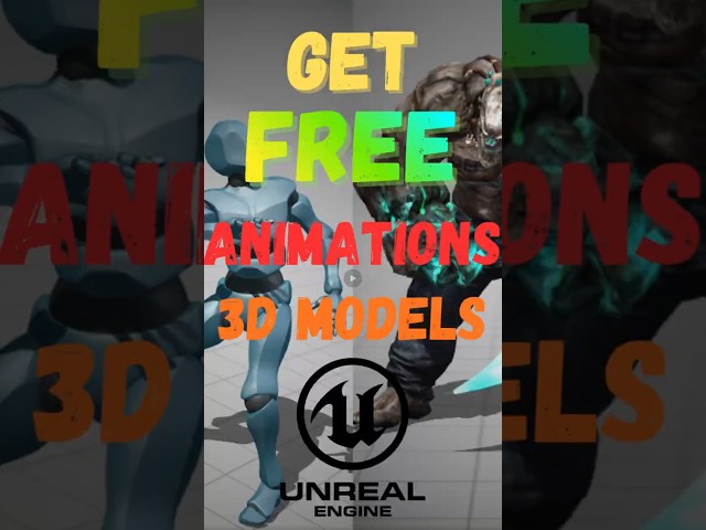 Get FREE Animations and 3D Models RIGHT NOW 2026 | tip #3