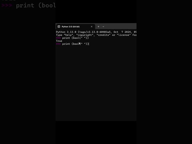 Boolean Trick | Python