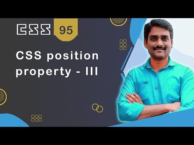 CSS position Property Part 3 - CSS Tutorial 95 🚀