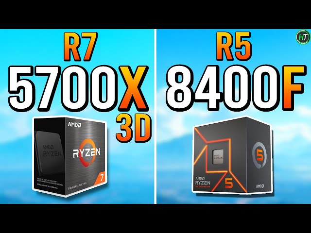 R7 5700X3D vs R5 8400F  -  X3D The Winner?!