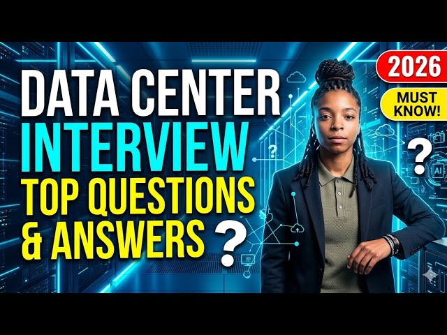 How to Pass a Data Center Technician Interview (Questions & Answers)