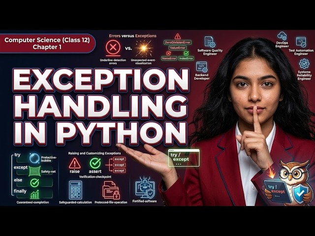 EXCEPTION HANDLING IN PYTHON | The Engineer Owl