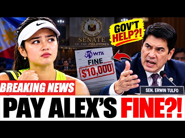 WHY DID THE PHILIPPINE SENATE STEP IN?! Could the Government Pay Alex Eala’s $10K WTA Fine?!