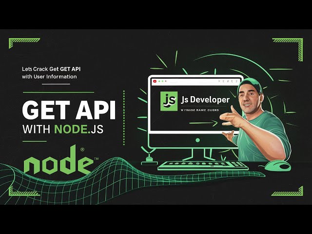 Introduction to Sending User Info with a GET API in Node.js | @NodeStack