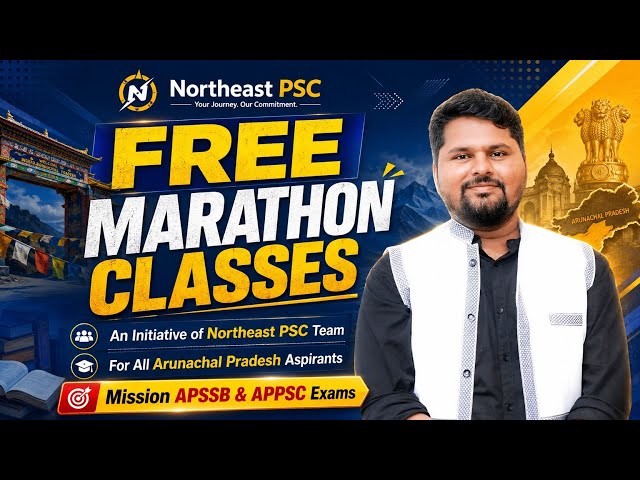 APSSB CGL 2026 Marathon Classes | Initiative of Northeast PSC Team #apssb