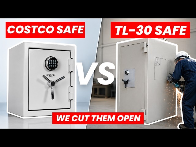 Cheap Safe vs TL- 30 Rated Safe | Cutting Test Shows the Shocking Difference