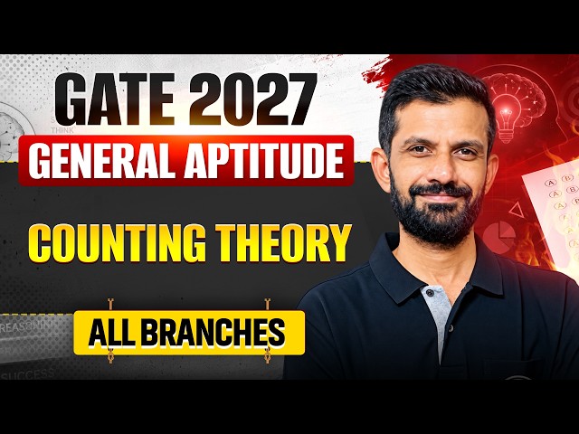 General Aptitude | Counting Theory | All Branches | GATE 2027 Quantitative Aptitude Preparation
