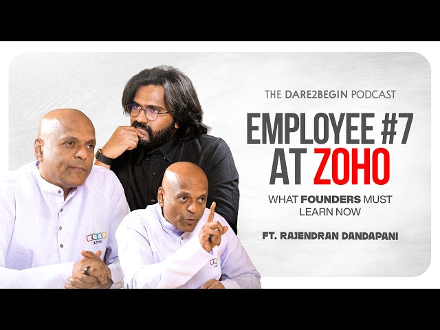 Zoho Director Rajendran Dandapani on Leadership, AI, Education & Building for the Future