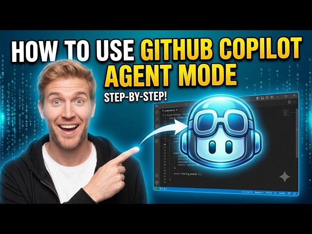 How To USE GITHUB COPILOT AGENT MODE Visual Studio (QUICK & EASY) 2026