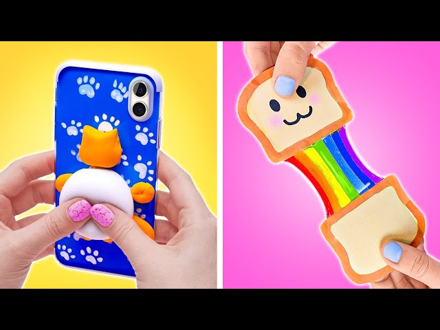 Unglaubliche DIY Fidget Spielzeuge! 🎨 Einfach, lustig & super befriedigend!