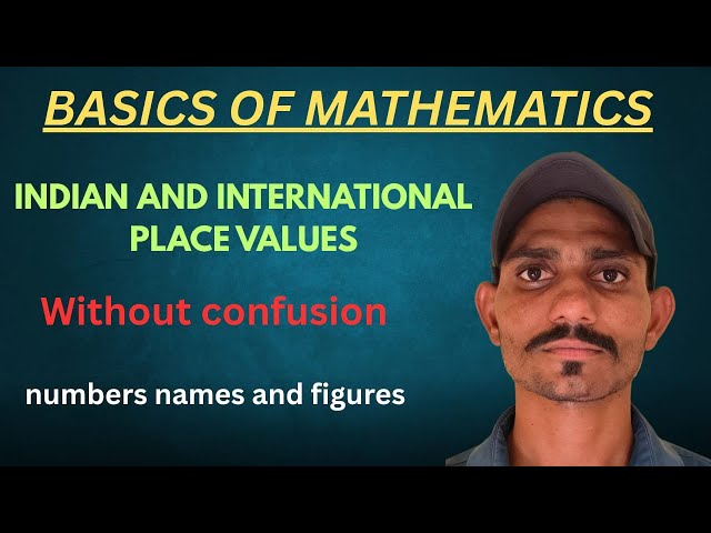 Indain and international place values and commas  | basics of mathematics @CKmathematics-s19