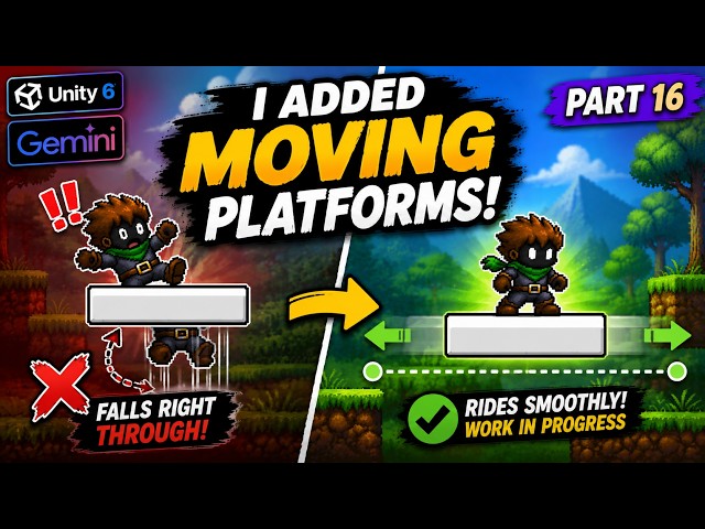 I Added Moving Platforms to My Unity Game | Unity Game Dev