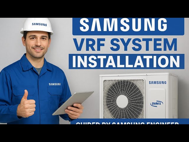 👉YE GALTI MAT KARNA.🙏😔Samsung VRF installation full guided on side  ENGINEER explain in Hindi