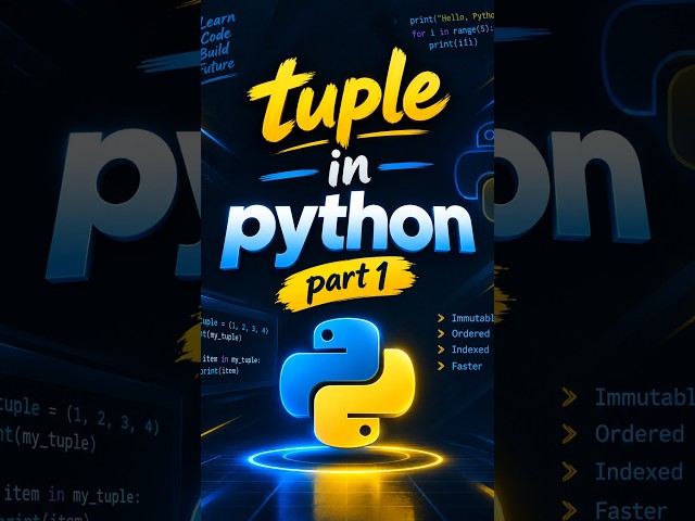 python module | tuple 'part 1' | CodeLearning