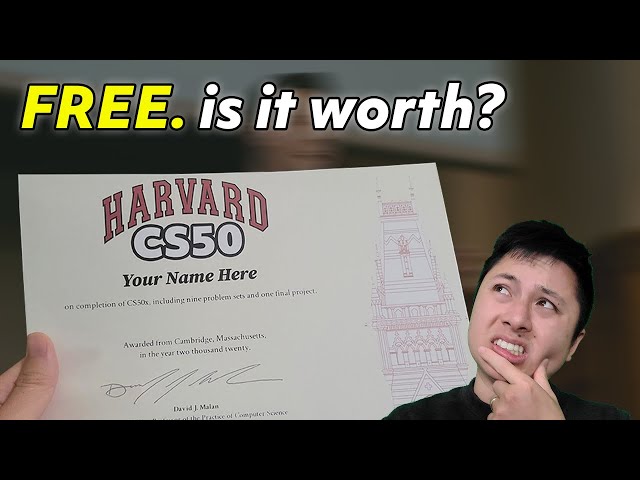 Start coding ❌ NO degree  - FREE CS50 Harvard is it worth in 2021?