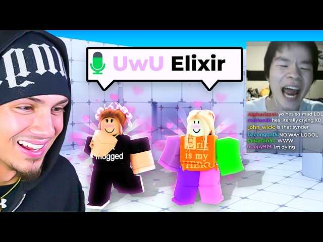 We Trolled Elixir with our Femboy Voices till he RAGEQUIT Stream
