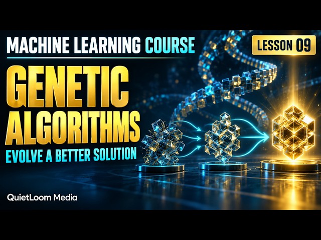 ML Lesson 9 | Genetic Algorithms: Selection, Crossover & Mutation